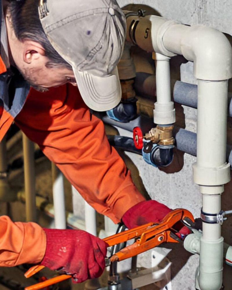 Reparo em tubulação industrial